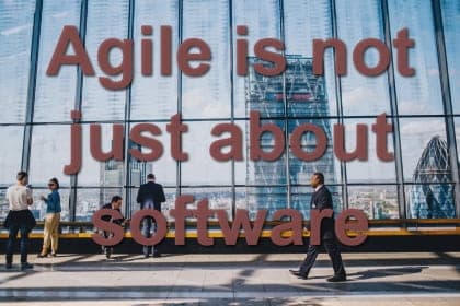 agile not just software delivery